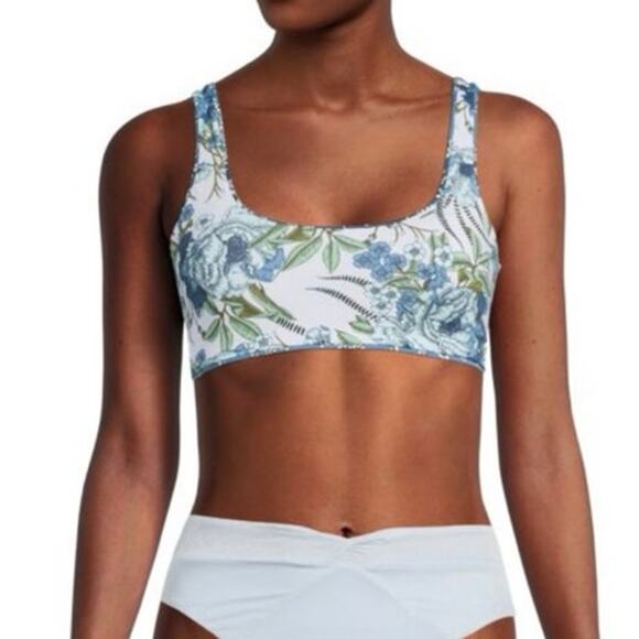 Maagi EUC Reversible Victorian Wall Guinea Tie Up Bikini Top - Picture 5 of 8